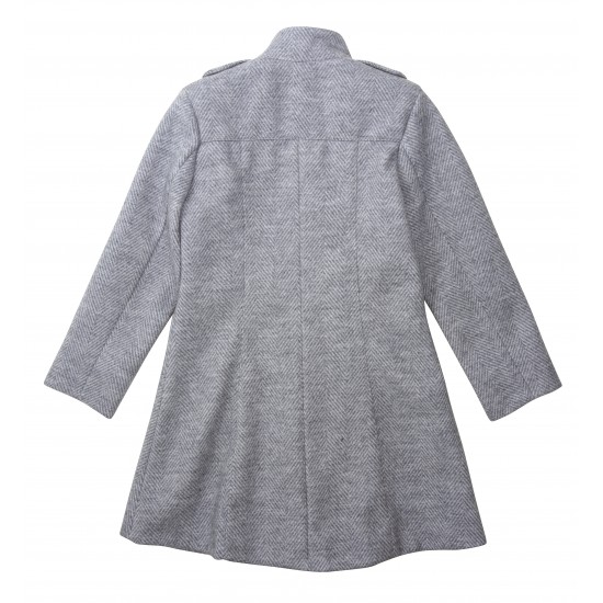 ΠΑΛΤΟ ΓΚΡΙ ΜΑΚΡΥ