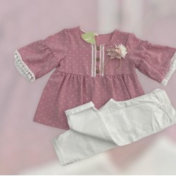 ΣΕΤ ΠΟΥΚΑΜΙΣΟ ΜΕ ΚΑΠΡΙ ΠΑΝΤΕΛΟΝΙ ΡΟΖ