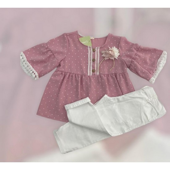 ΣΕΤ ΠΟΥΚΑΜΙΣΟ ΜΕ ΚΑΠΡΙ ΠΑΝΤΕΛΟΝΙ ΡΟΖ