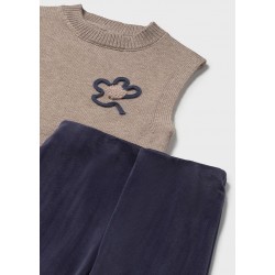 Σετ παντελονι γιλεκο πλεκτο