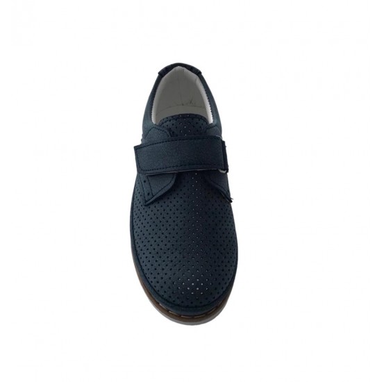 Casual παπούτσι μπλε καφέ