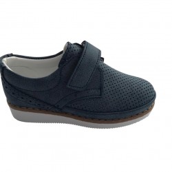 Casual παπούτσι μπλε καφέ 